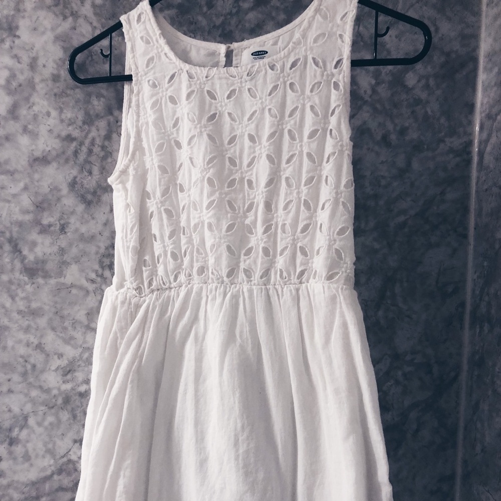 white dress